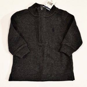 Ralph Lauren Toddler boy gray pullover, 18 months